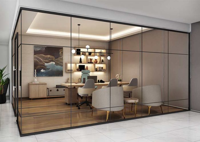 The Adaptable Office Creating Flexible Zones with Glass Partition Systems
